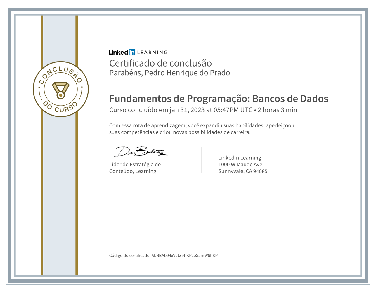 Certificado